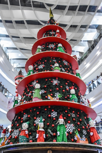 City Centre beirut lighting of the Christmas tree